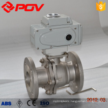 2 way flange stainless steel electrical valve